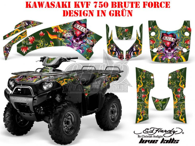 EdHardy - Love Kills für Kawasaki ATV