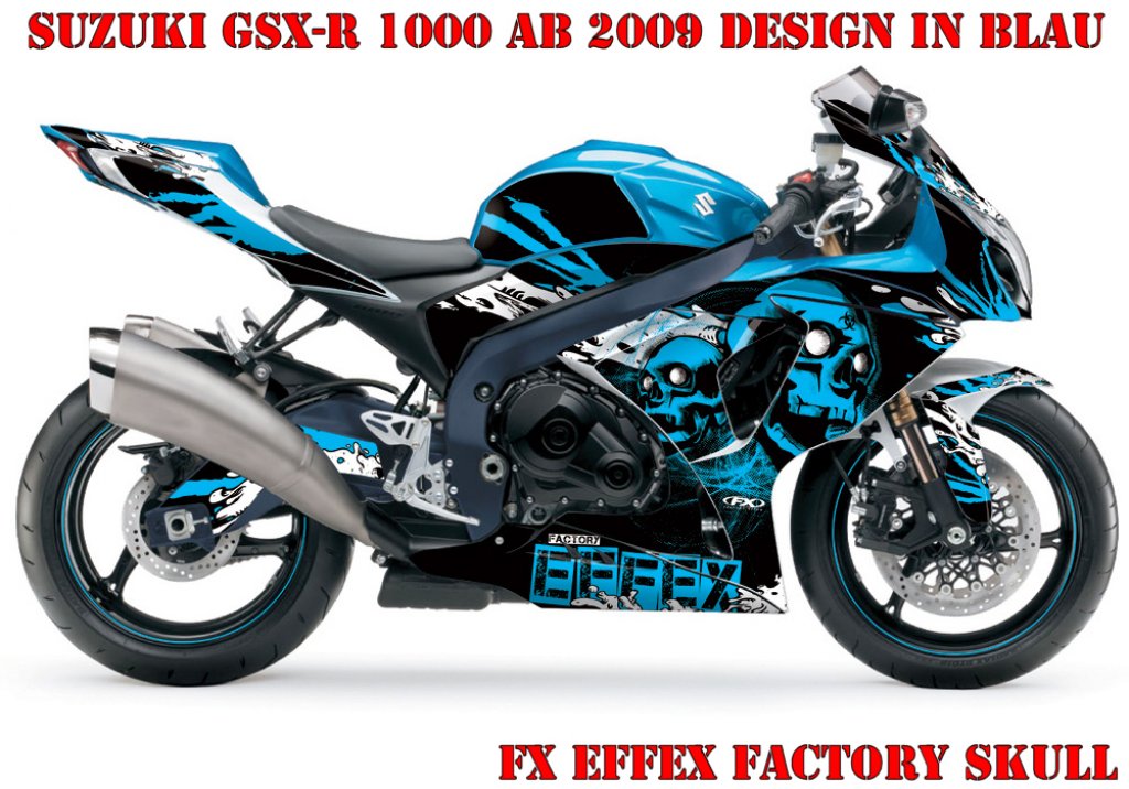 FX - Factory Effex Skull für Suzuki Sport Bikes
