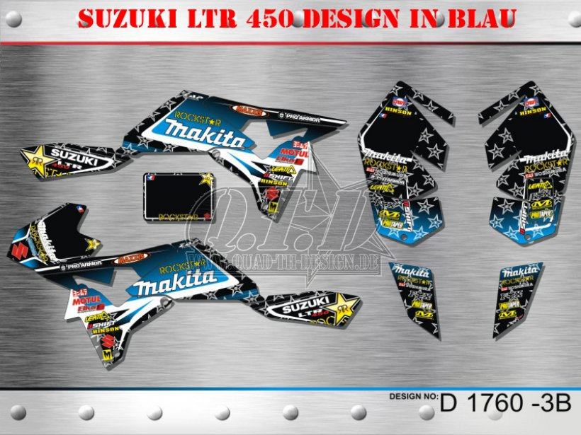 Stars D1760 und D1706 für Suzuki Quads