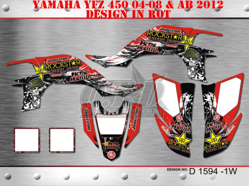 D1594 & E3992 für Yamaha Quads