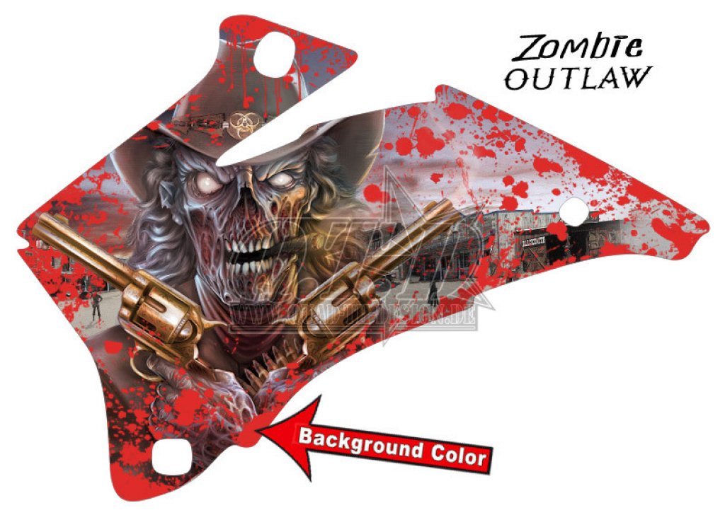 Zombie Outlaw Splatter für Yamaha ATVs ab 2015+