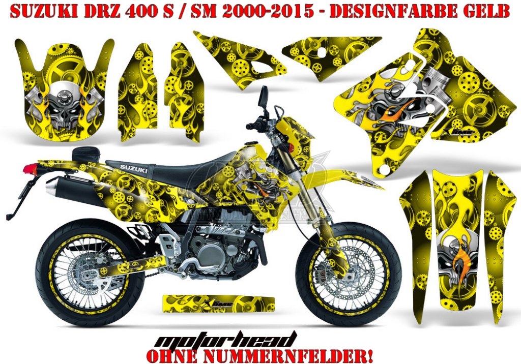 Motorhead für Suzuki MX Motocross Bikes