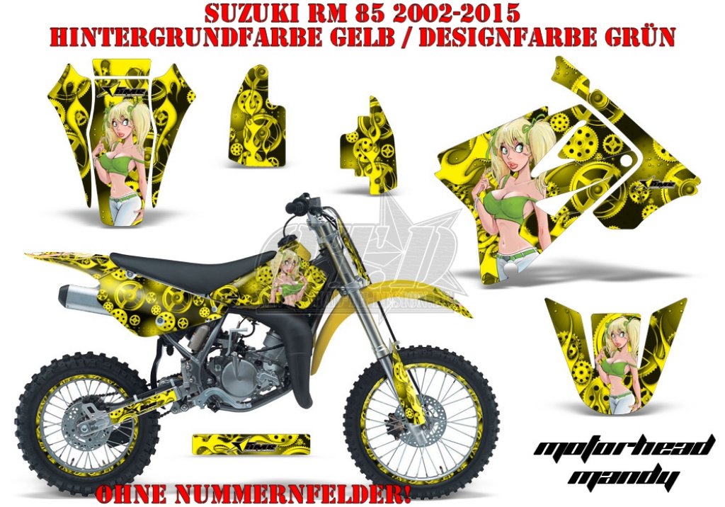 Motorhead Mandy für Suzuki MX Motocross Bikes