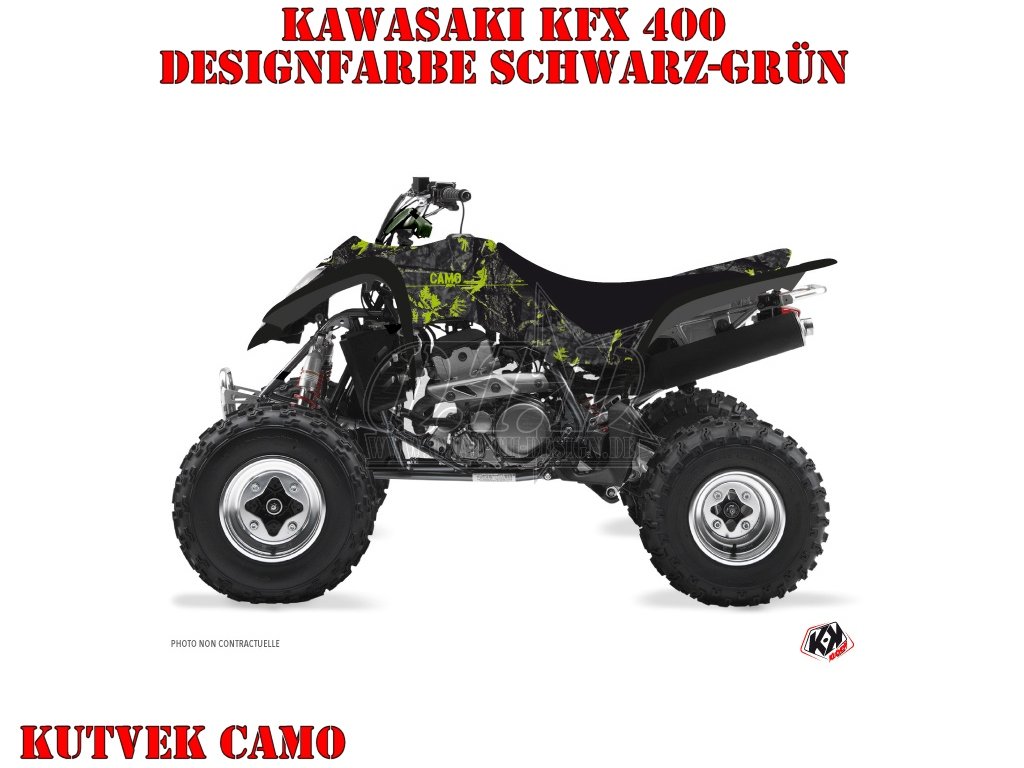 Kutvek Camo Dekor für Kawasaki Quads