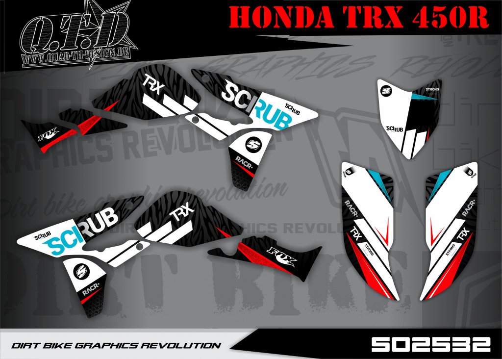 SO2532 Dekor für Honda TRX 450R