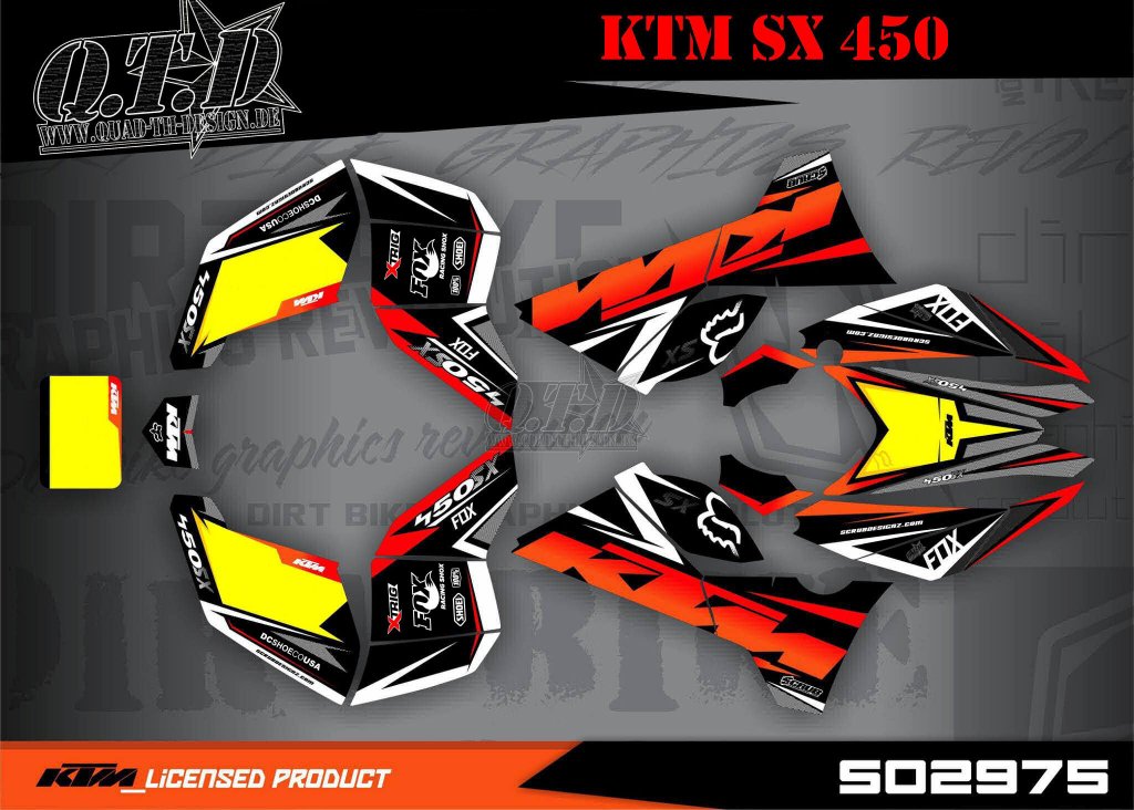 SO2975 SO2303 Dekor für KTM Quads