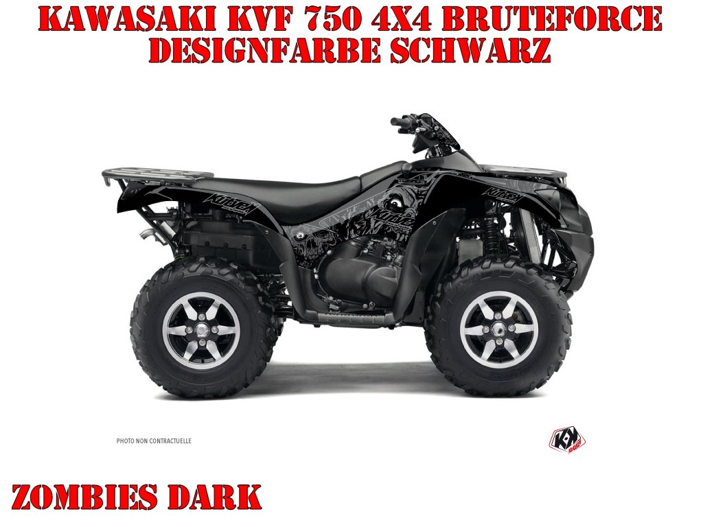 Kutvek Zombie Dark Dekor für Kawasaki ATVs