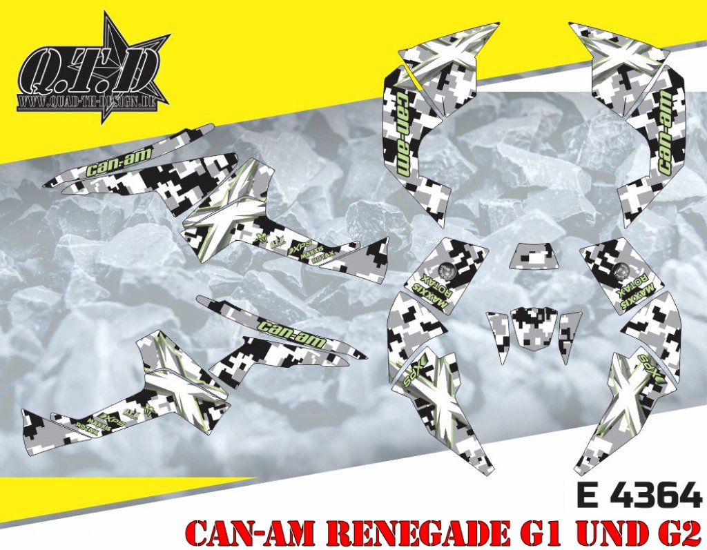 E4364 Digi Camo für CAN-AM Renegade
