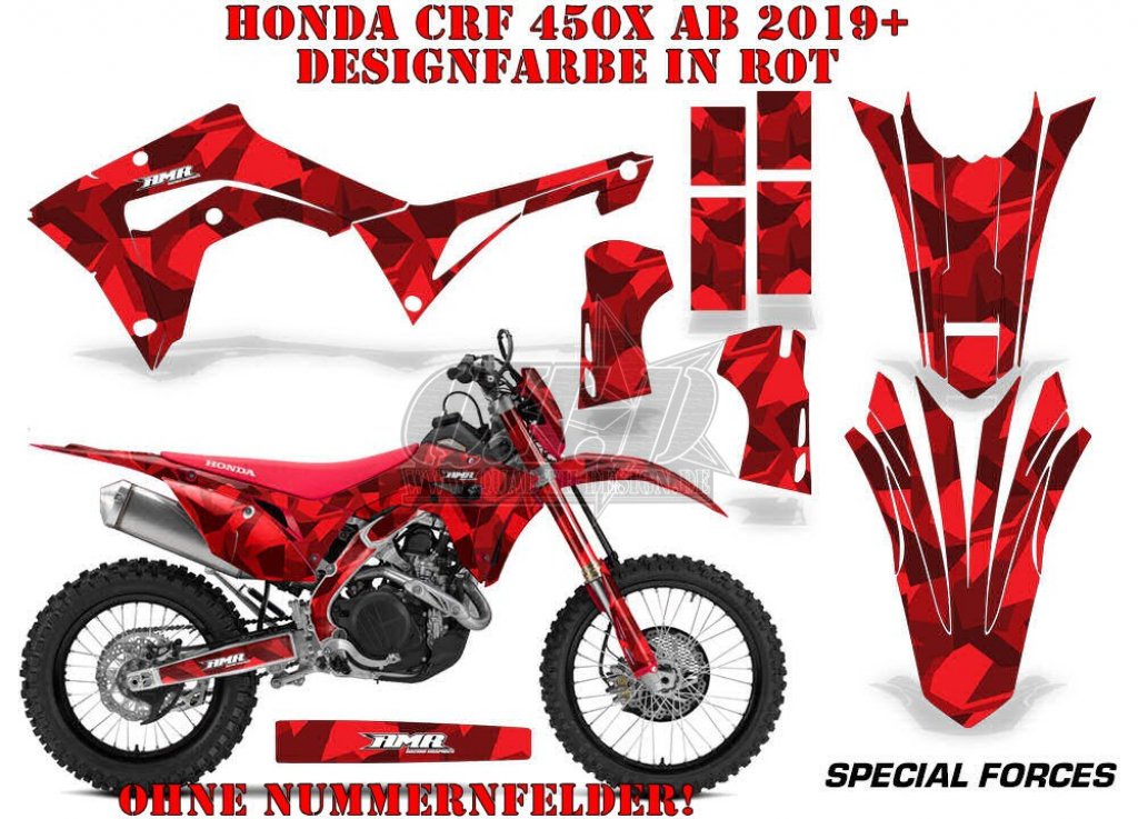 Special Forces für die Honda MX Motocross Bikes