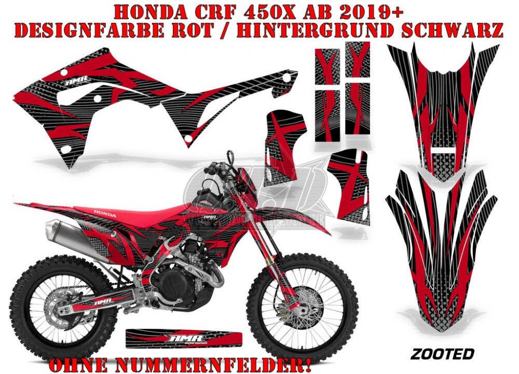 Zooted für Honda MX Motocross Bikes